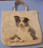 Border Collie Tote Bag
